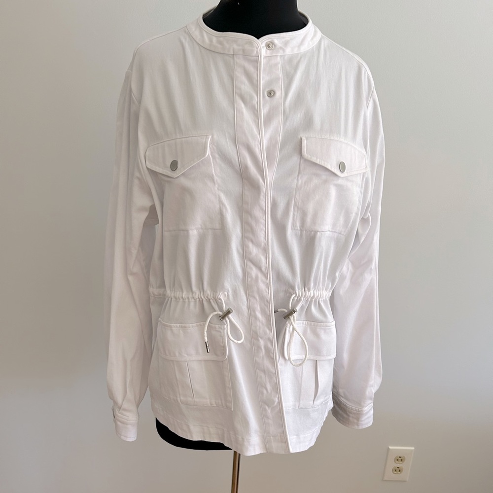 Ecru light weight denim jacket